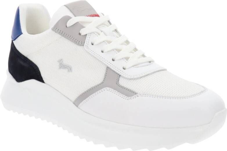 Harmont & Blaine Leren en stoffen herensneakers White Heren