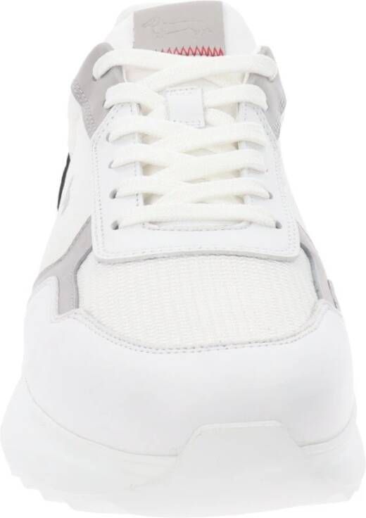 Harmont & Blaine Leren en stoffen herensneakers White Heren