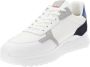 Harmont & Blaine Leren en stoffen herensneakers White Heren - Thumbnail 4