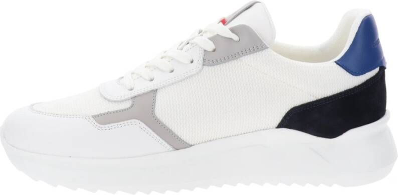 Harmont & Blaine Leren en stoffen herensneakers White Heren