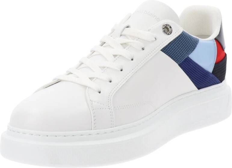 Harmont & Blaine Leren Heren Sneakers Vetersluiting White Heren