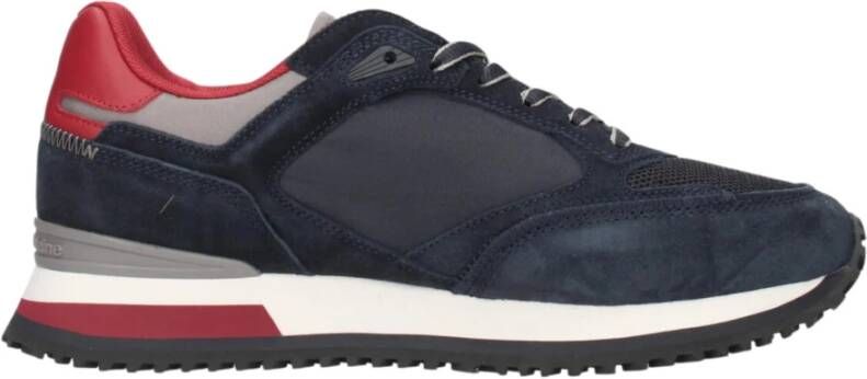 Harmont & Blaine Sneaker IN Blauw Suede Voor Heren 44 Blue Heren