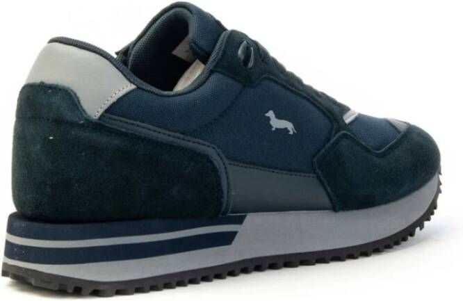 Harmont & Blaine Sneakers van Suède en Stof voor Mannen Blue Heren