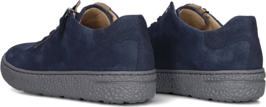 Hartjes Blauwe Suède Hoge Hak Sneakers Blue Dames