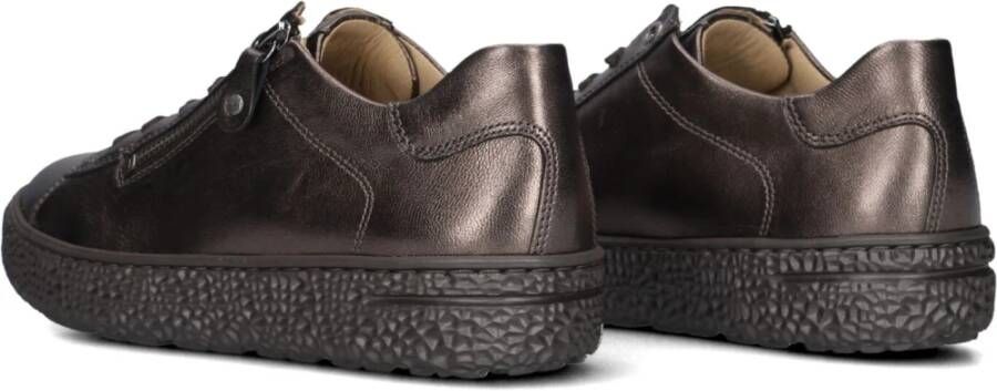 Hartjes Bronzen Rits Sneakers Dames Schoenen Brown Dames