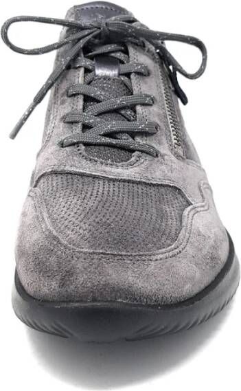 Hartjes Grijze Veterschoenen Gray Dames