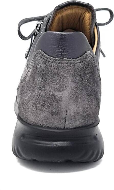 Hartjes Grijze Veterschoenen Gray Dames