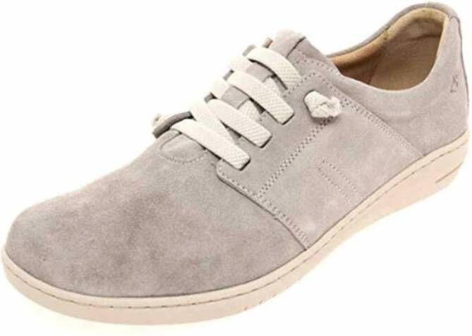 Hartjes Grijze Veterschoenen Gray Dames