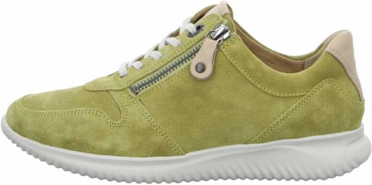 Hartjes Groene Veterschoenen Green Dames