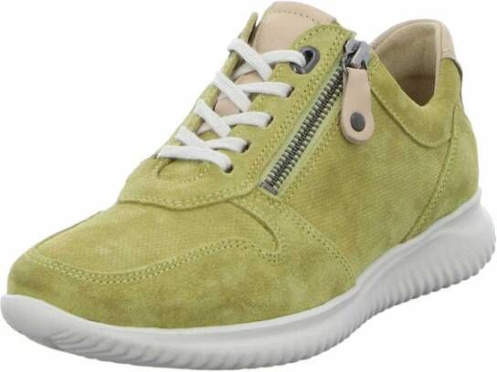 Hartjes Groene Veterschoenen Green Dames