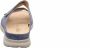 Hartjes Veloursleren Sleehak Sandalen Blue Dames - Thumbnail 4