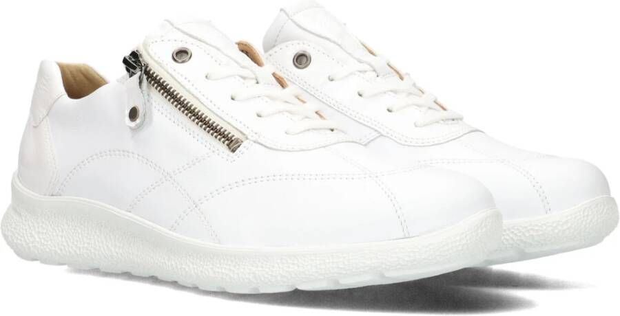 Hartjes Witte Leren Sneakers Stijlvol 162.1602 RAP White Dames