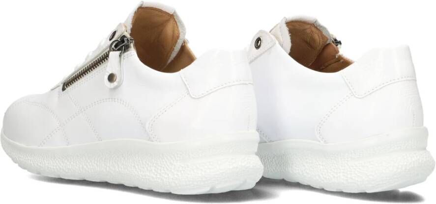 Hartjes Witte Leren Sneakers Stijlvol 162.1602 RAP White Dames