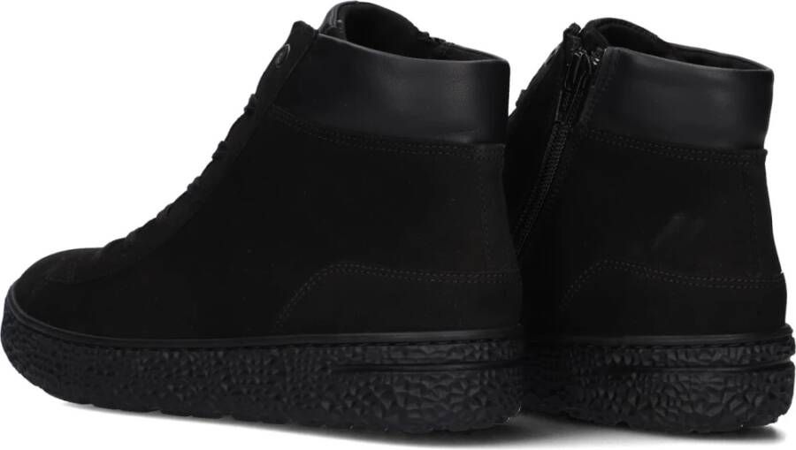 Hartjes Zwarte Mid Sneakers voor Dames Black Dames