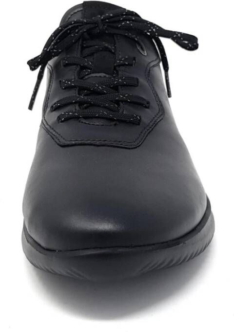 Hartjes Zwarte Veterschoenen Black Dames