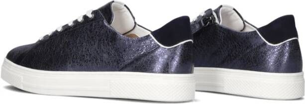 HASSIA Blauwe Leren Sneakers Stijlvol Model Blue Dames