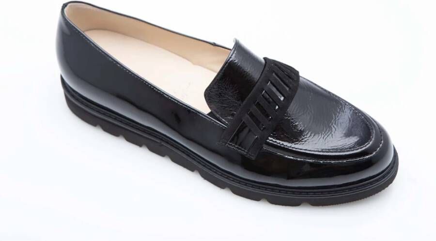 HASSIA Klassieke zwarte loafers voor dames Black Dames