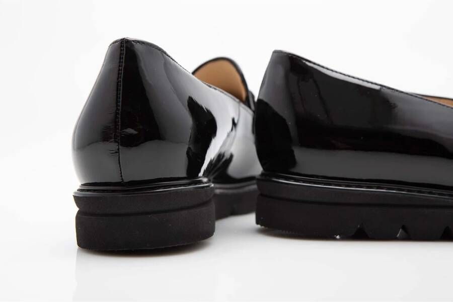 HASSIA Klassieke zwarte loafers voor dames Black Dames