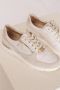 HASSIA Offwhite Sand Sneaker met Lurex Details Beige Dames - Thumbnail 4