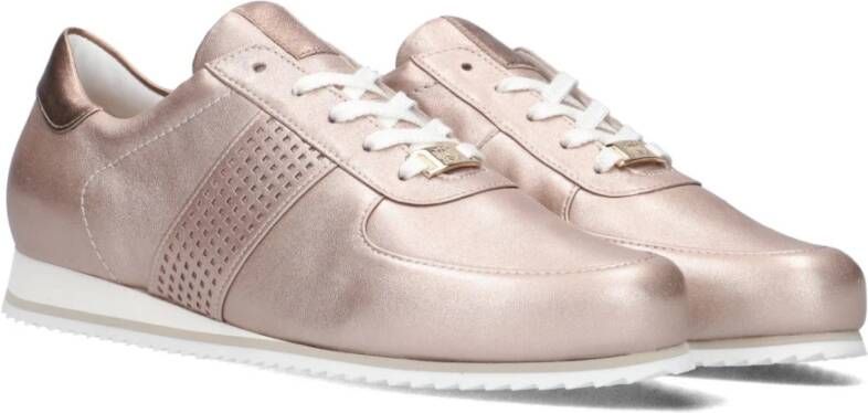 HASSIA Roze Metallic Lage Sneakers Piacenza 1 Pink Dames