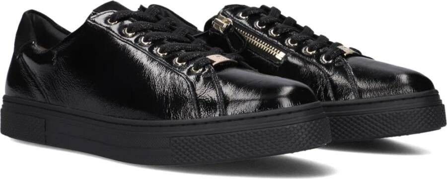 HASSIA Zwarte Leren Sneakers voor Dames Black Dames