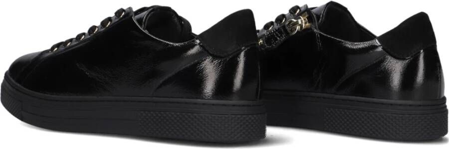 HASSIA Zwarte Leren Sneakers voor Dames Black Dames