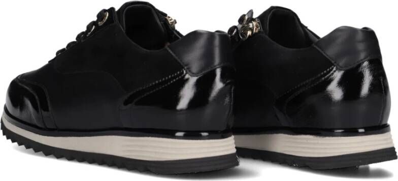 HASSIA Zwarte Sneakers Stijlvol Model Black Dames