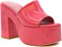 Haus OF Honey Stijlvolle Hakken Muiltjes Sandalen Pink Dames - Thumbnail 2