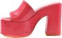 Haus OF Honey Stijlvolle Hakken Muiltjes Sandalen Pink Dames - Thumbnail 3