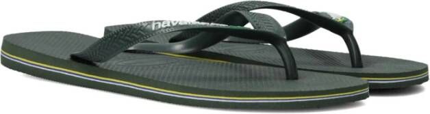 Havaianas Brazil Logo Zomer Slipper Green Dames