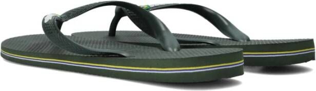 Havaianas Brazil Logo Zomer Slipper Green Dames