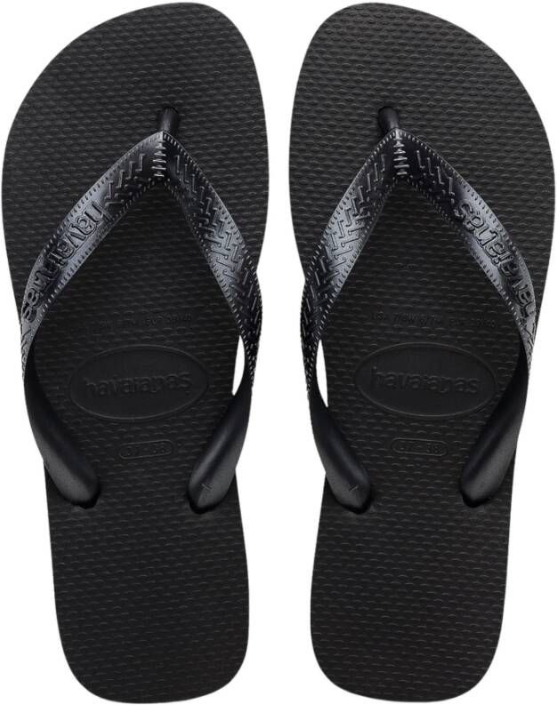 Havaianas Braziliaanse Vlag Slippers Black Dames