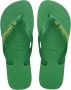 Havaianas BRASIL Army groen Geel Unisex Slippers - Thumbnail 4