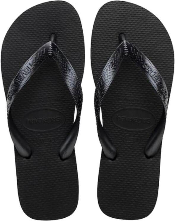 Havaianas Comfortabele Flip Flops met Sense Straps Black Dames