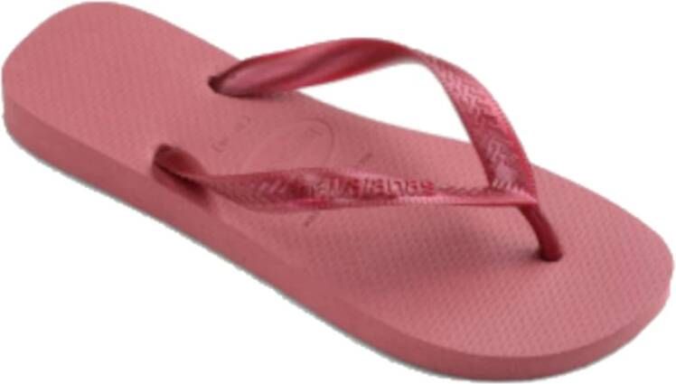 Havaianas Comfortabele Flip Flops met Sensorische Banden Pink Dames