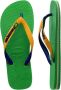 Havaianas Brasil Mix teenslippers groen geel Rubber 31 32 - Thumbnail 5