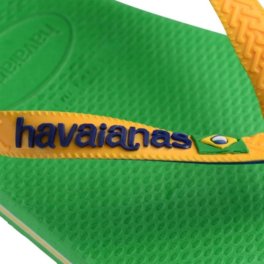 Havaianas Brasil Mix teenslippers groen geel Rubber 31 32 - Foto 6