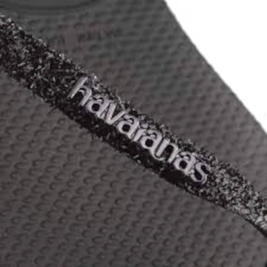 Havaianas Glitter Slim Flip Flops Gray Dames