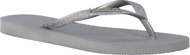 Havaianas Glitter Slim Slippers Gray Dames