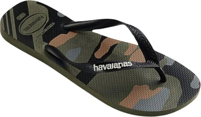 Havaianas Groene Camu Flip Flops Multicolor Heren