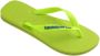 Havaianas BRASIL Groen Geel Unisex Slippers - Thumbnail 2