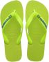 Havaianas BRASIL Groen Geel Unisex Slippers - Thumbnail 3