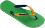 Havaianas Brasil Mix teenslippers groen geel Rubber 27 28 - Thumbnail 3