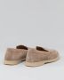 Henderson Baracco Klassieke Suède Slip On Mocassin Beige Heren - Thumbnail 8