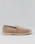 Henderson Baracco Klassieke Suède Slip On Mocassin Beige Heren - Thumbnail 2