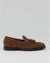 Henderson Baracco Suede Loafer met Kwastjes Brown Heren - Thumbnail 6