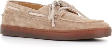 Henderson Beige Bootschoen Mocassin Beige Heren