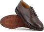 Henderson Bruin leren Derby platte schoenen Brown Heren - Thumbnail 2