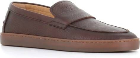 Henderson Donkerbruine Instap Sandalen Brown Heren