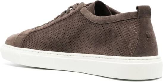 Henderson Geperforeerde Suède Sneakers Brown Heren